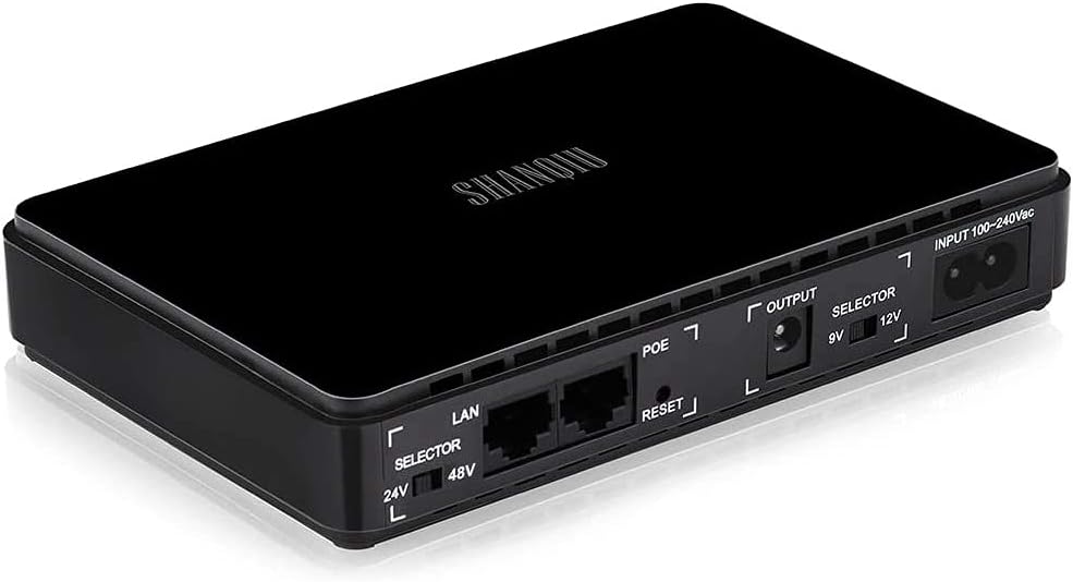 Mini UPS Battery Backup Uninterruptible Power Supply with 10000mAh Batterypack H5717