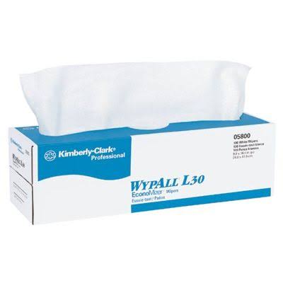 White Pop-Up Box Wipers A6548