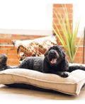 Beige Flanged Mattress Dog Bed K439