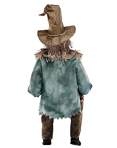 4.5 Ft Scary Sitting Scarecrow Animatronic Z117
