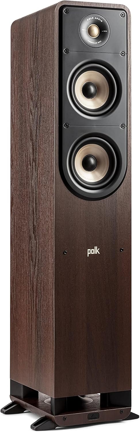Black Tower Speaker with 1" Tweeter & (2) 5.25" Woofers N90855