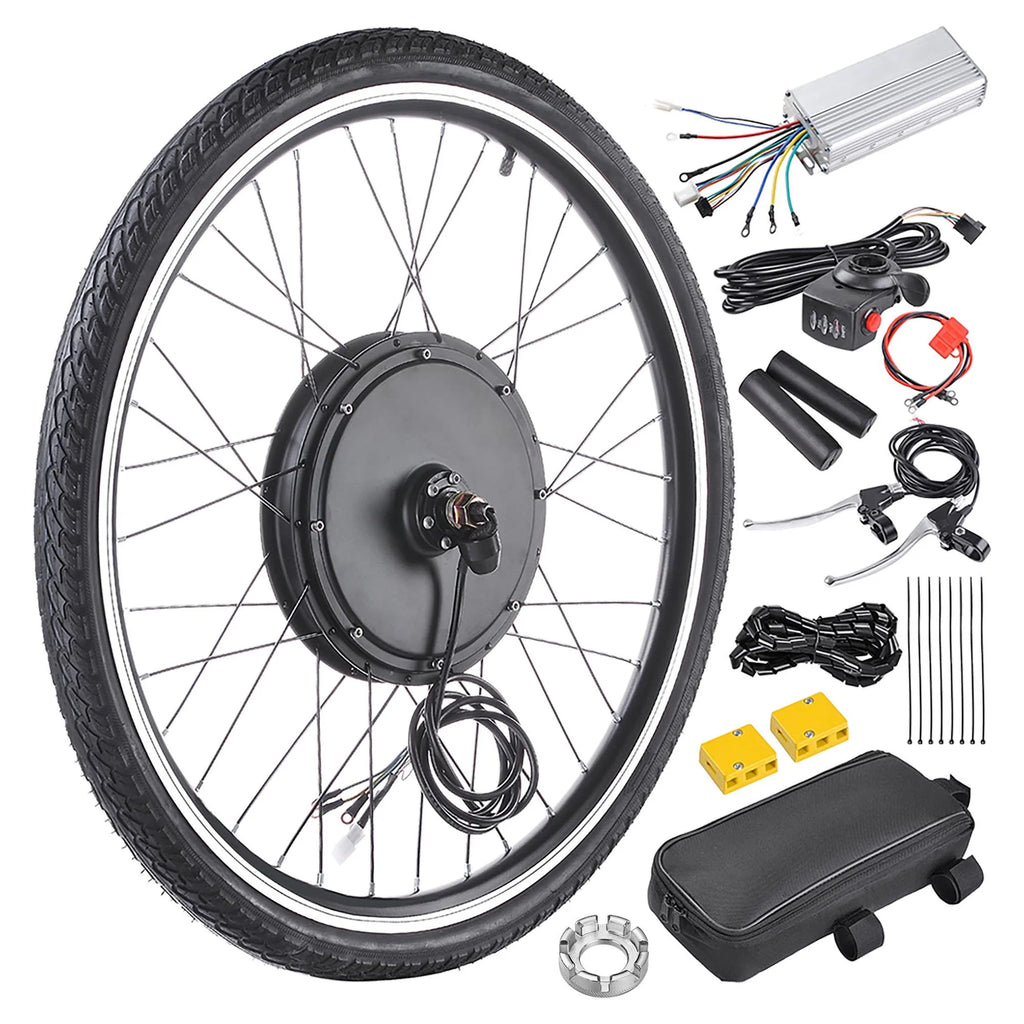48V 1000W 26" Front Wheel Electric Bike Conversion Kit R607