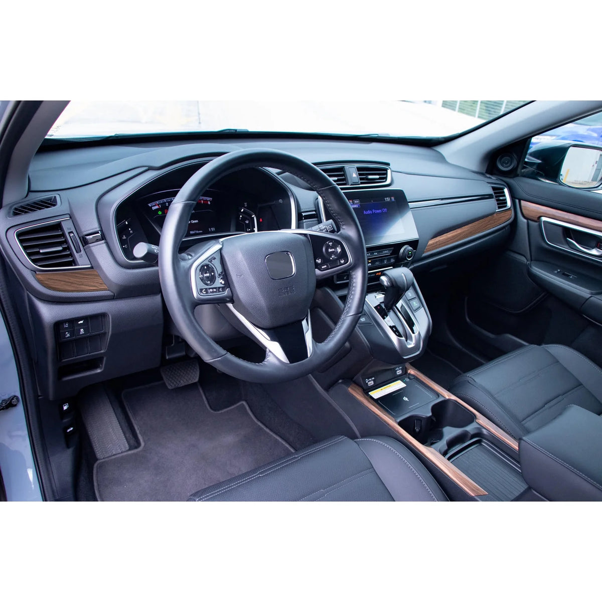 Interior Center Console Dashboard Panel Cover Trim Peach Wood Grain K984