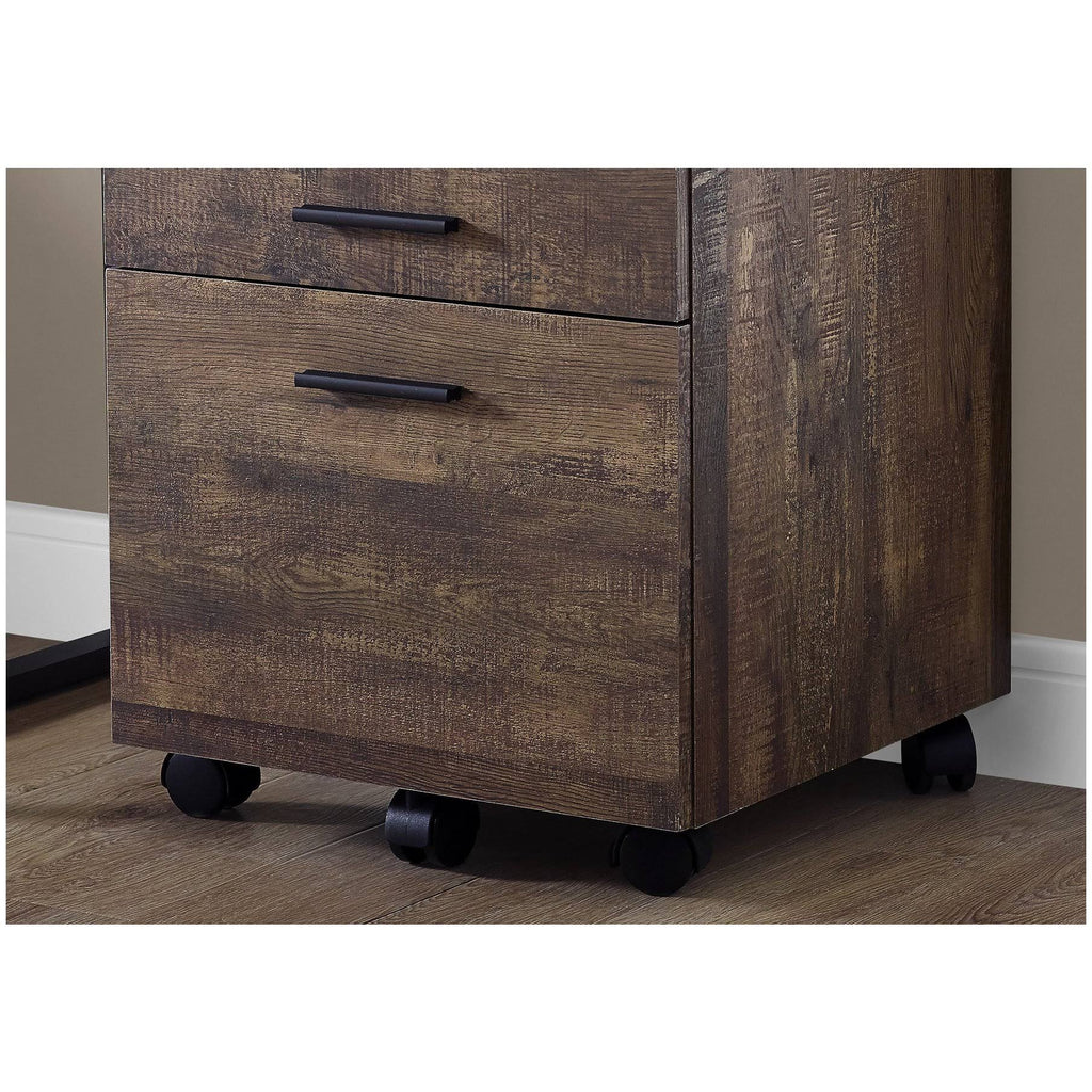 Brown 3 Drawer Filing Cabinet S63022