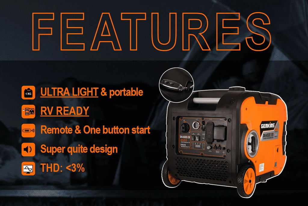 4500 Watt Portable Inverter Generator O219567