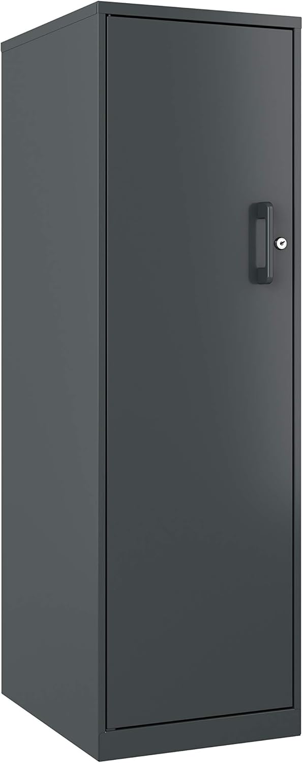 Charcoal 4 Shelf Personal Cabinet N7214