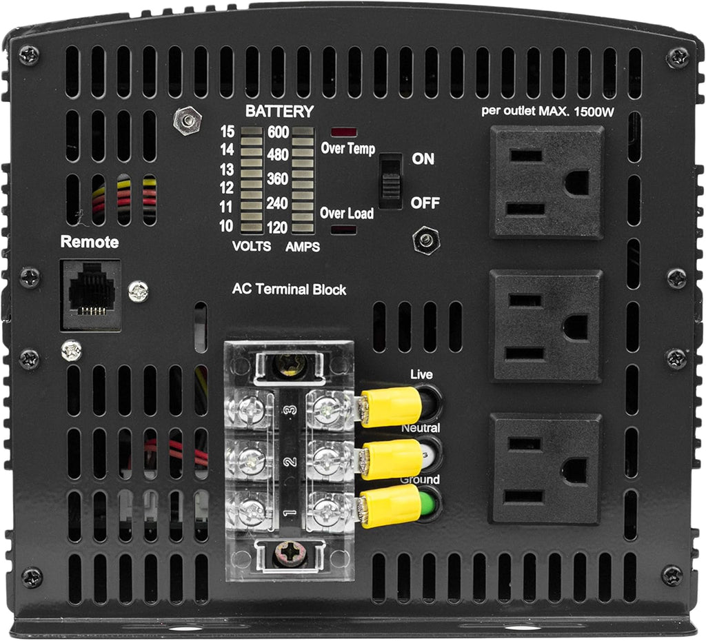 12V 5000 Watt Power Inverter with Remote Control S877164