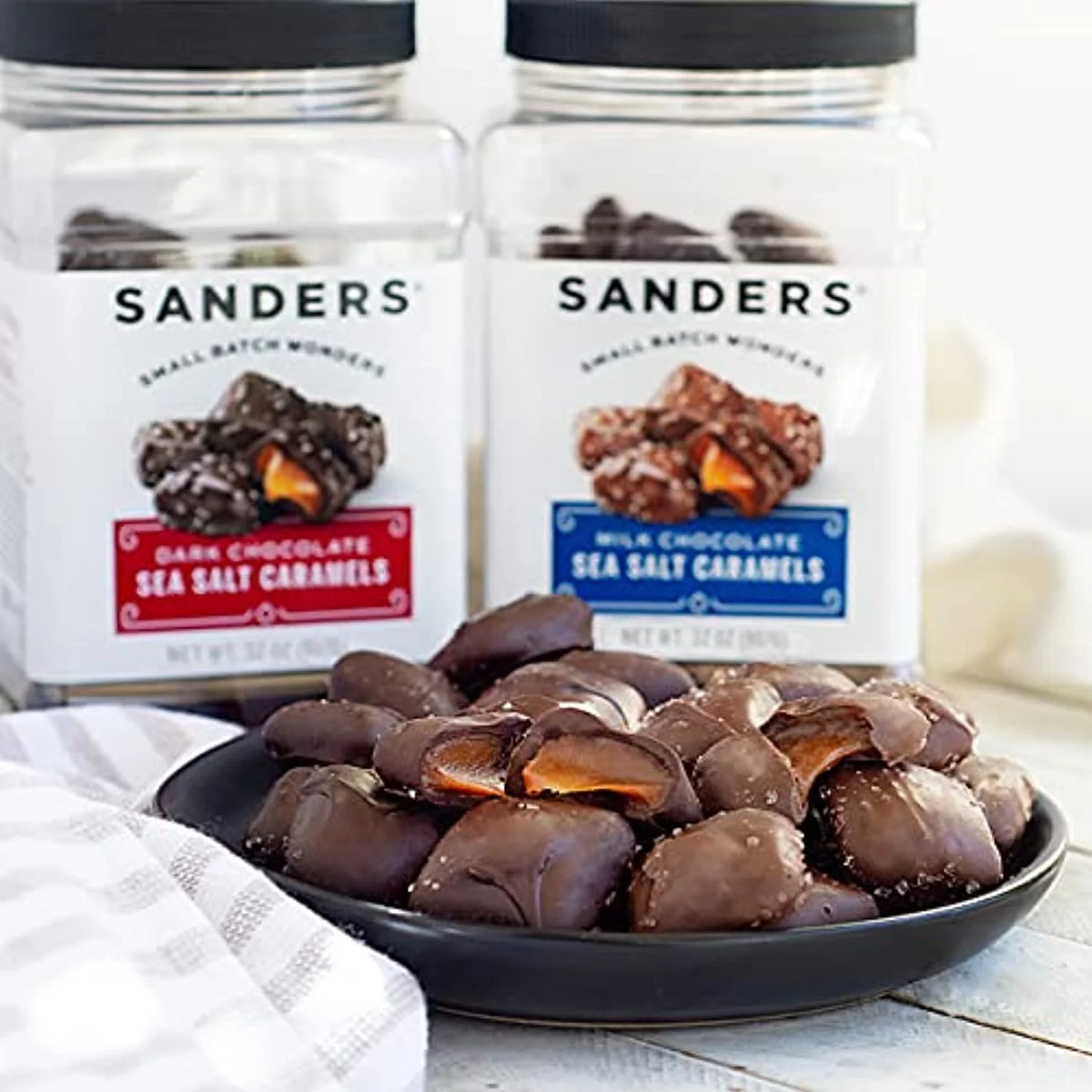 32 Oz Dark Chocolate Sea Salt Caramels U65881