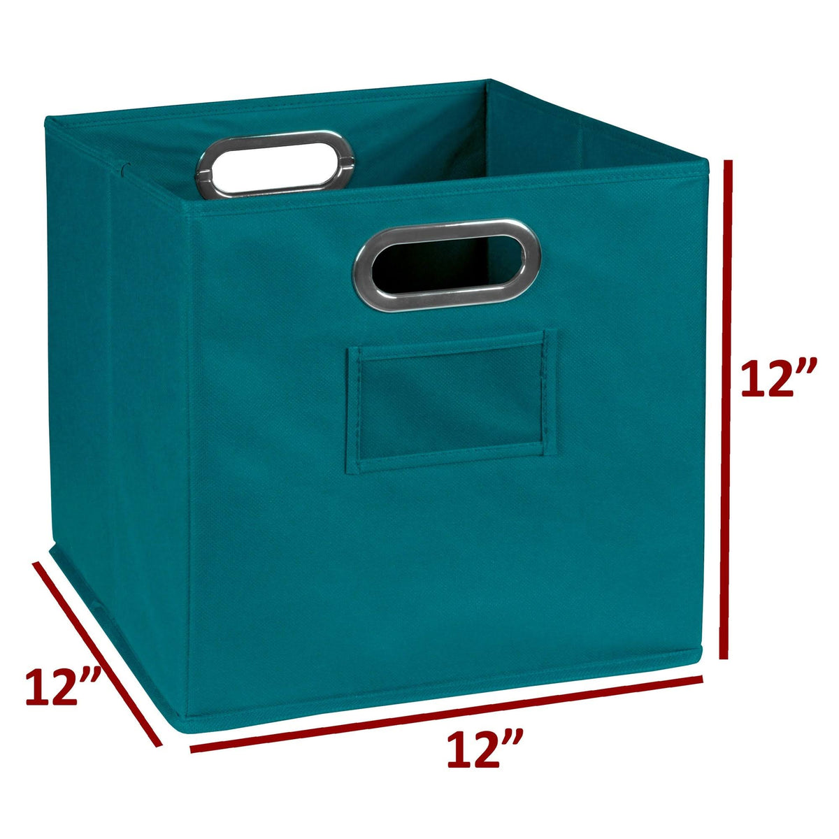 12 Cube Storage Set with 6 Canvas Bins N846