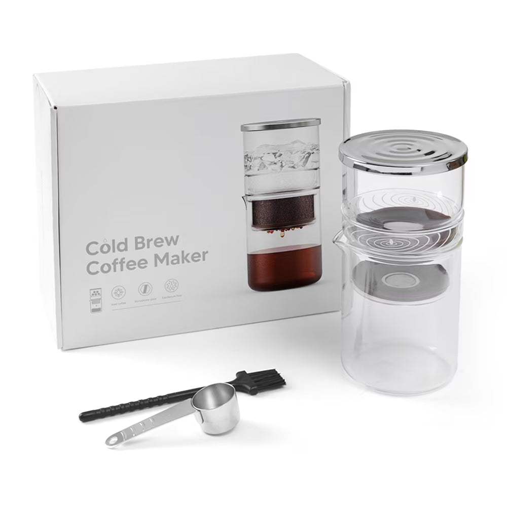 Cold Brew Coffee Maker, Borosilicate Glass Dripper, 300ml K554