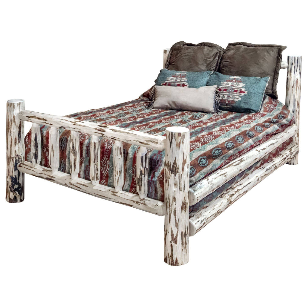 Full Bed with Clear Lacquer Finish U4644