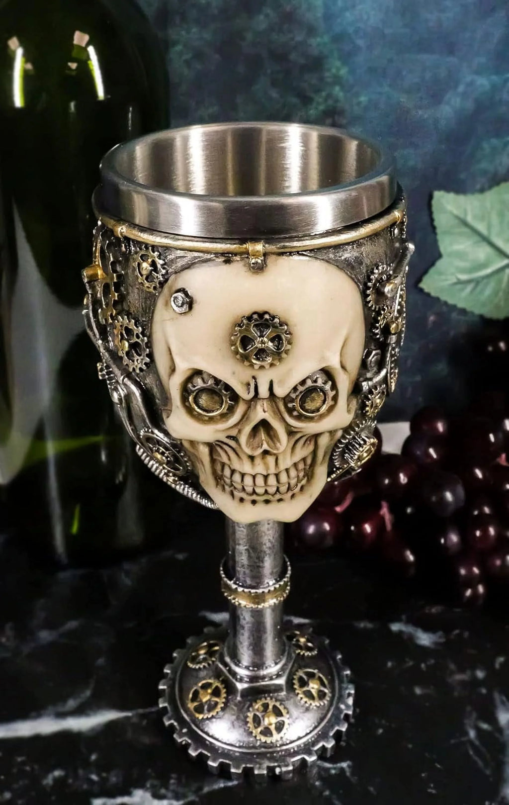 Silver 6Oz Wine Goblet Cup Figurine D871