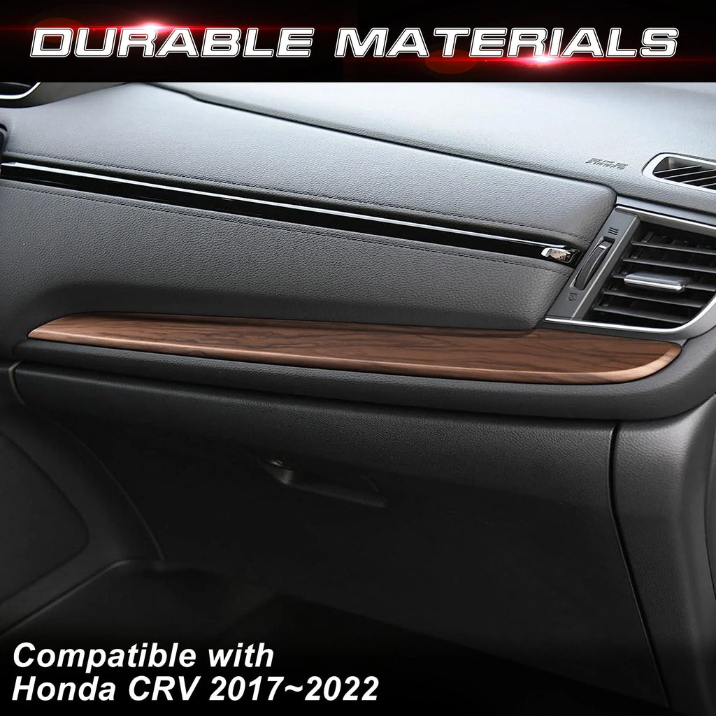 Interior Center Console Dashboard Panel Cover Trim Peach Wood Grain K984