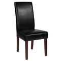 Black Faux Leather Dining Chair Z257