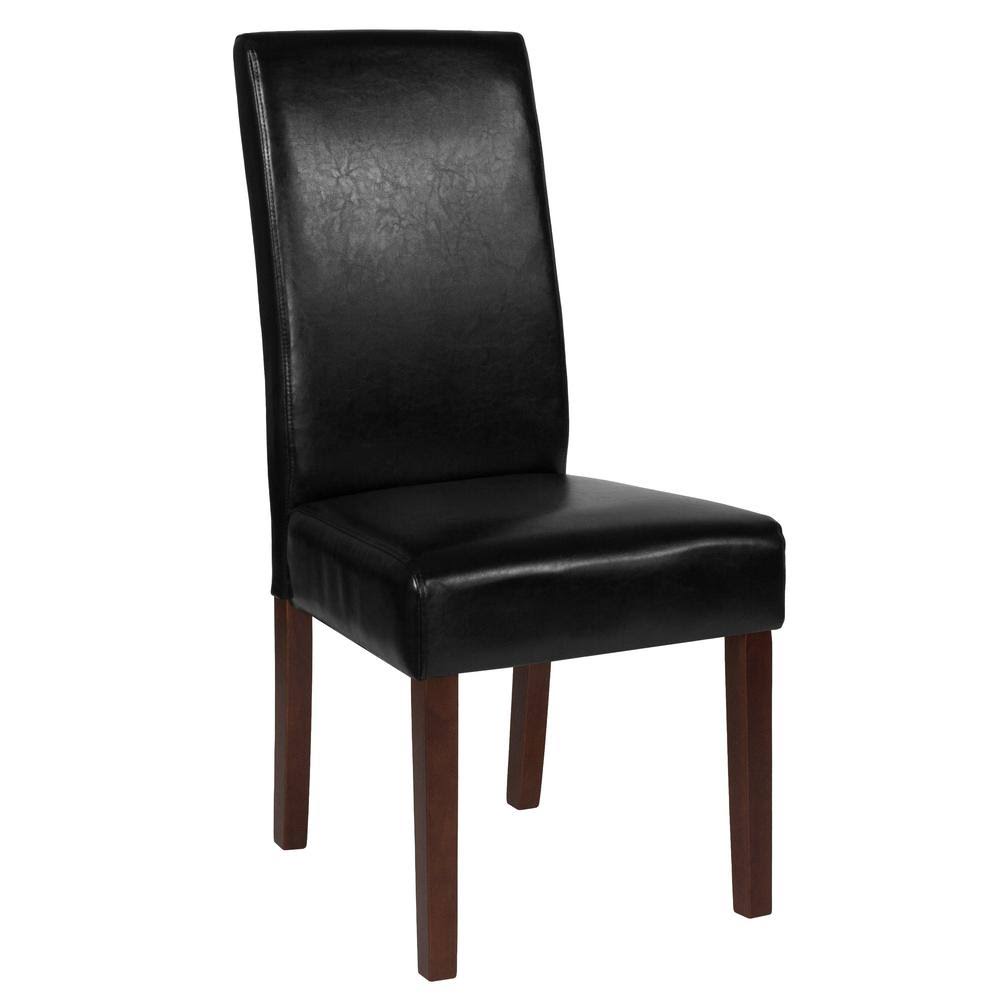 Black Faux Leather Dining Chair Z257