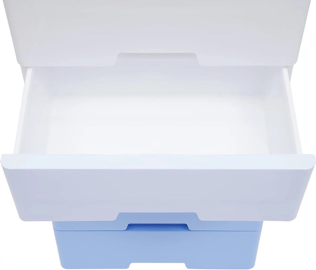 5 Drawers Plastic Storage Cabinet Dresser J53847