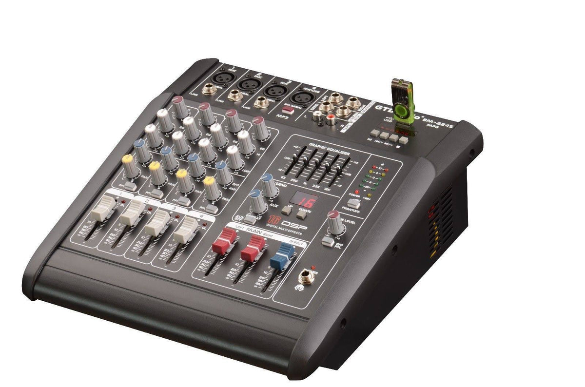 2000 Watt 4 Channel Powered Mixer Amplifier N730