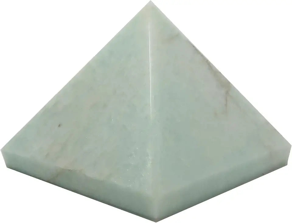 Amazonite Pyramid Green Stone 2.0-2.5 inch A65366