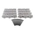 Faux Stone No-Dig Landscape Edging 10-ft. Plastic Gray T3130