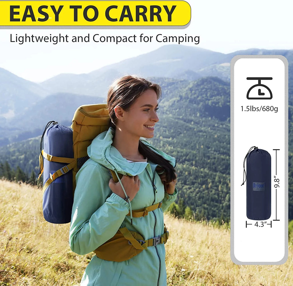 Navy Blue One Person Camping Mattress Z29862