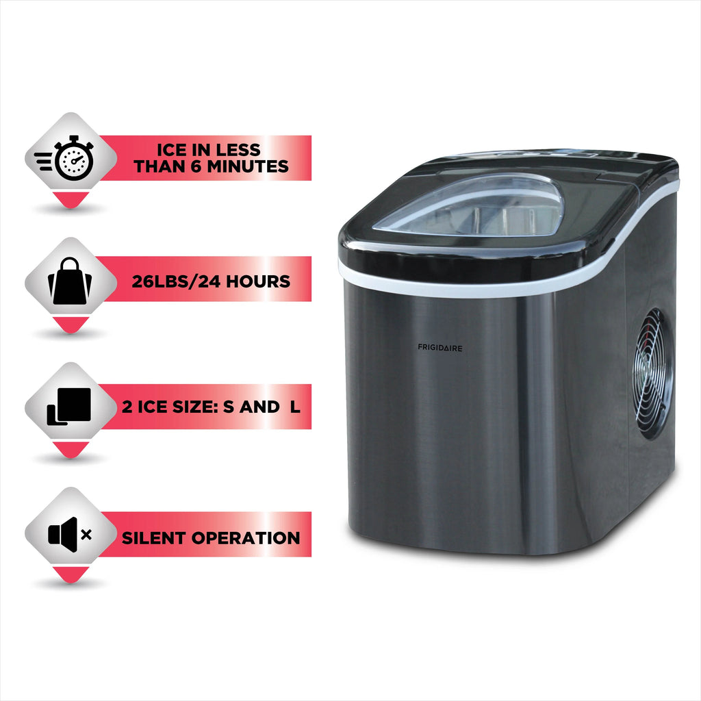 2.3 Qt. Stainless-Steel Counter Top Ice Maker Y53064