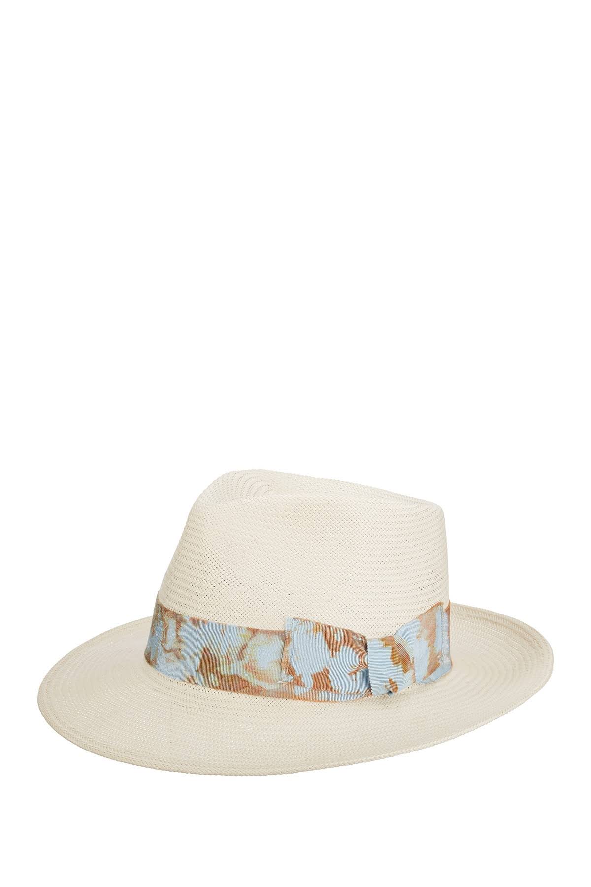 Punta Cana Shantung Fedora Hat J43666
