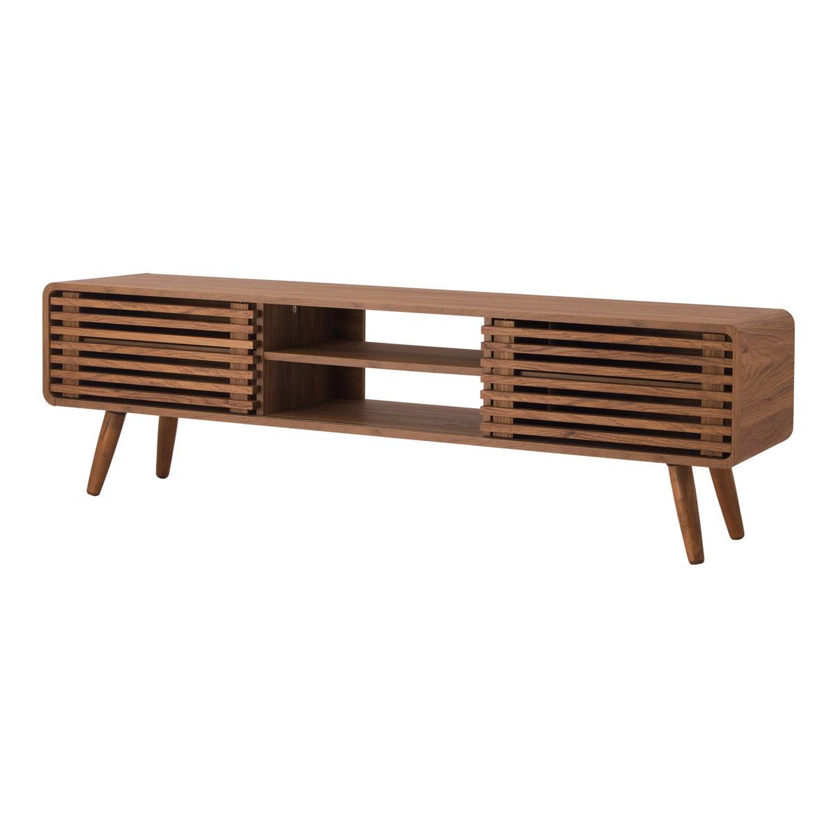 58" Slat Low TV Stand U878675