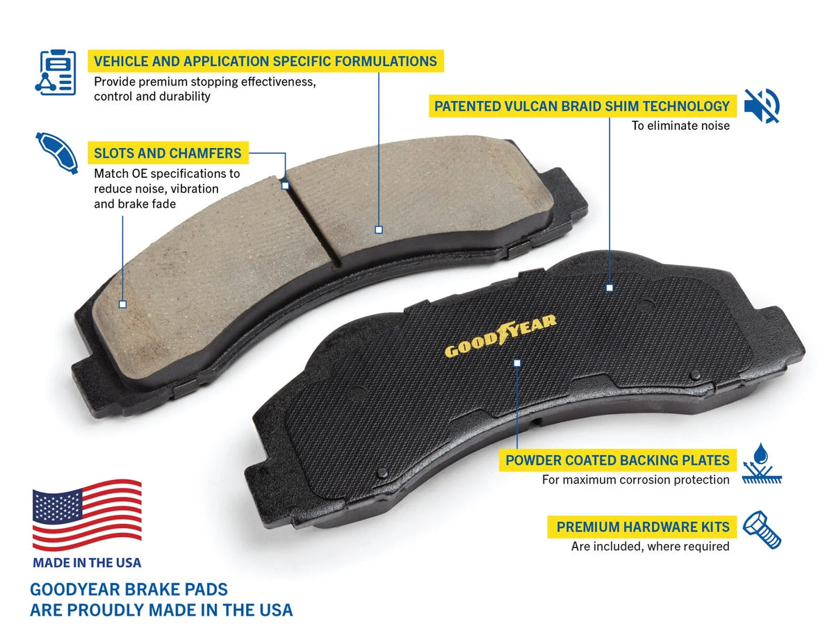 Front Ceramic Brake Pads GYD793 K972