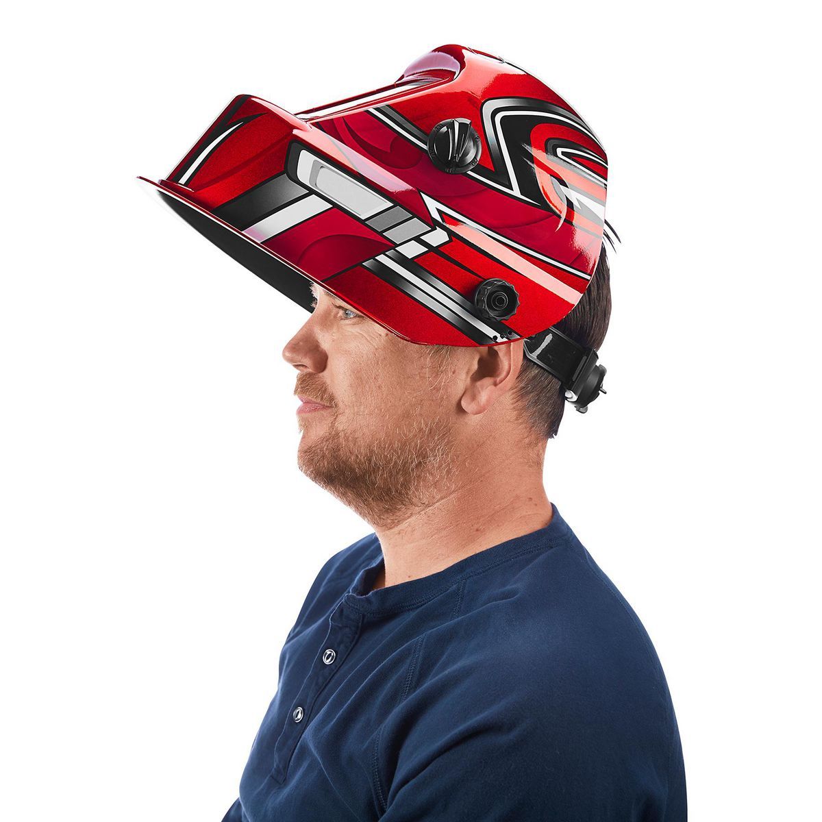 Red Auto-Darkening Welding Helmet T569992