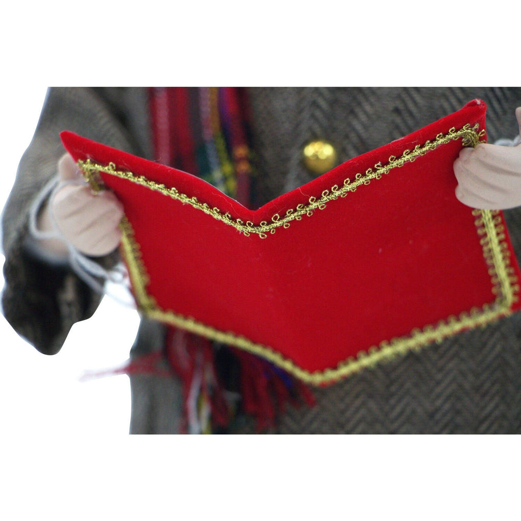 20 inch Victorian Boy Christmas Caroler R9028