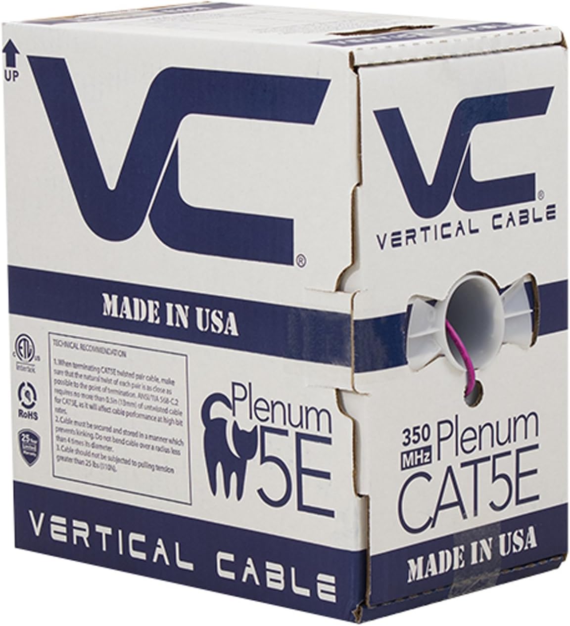 Bulk Ethernet Cable, 1000ft, Blue S692972