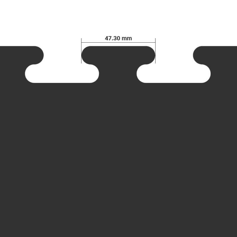 Reversible 25mm Mats - Red/Blue G1675