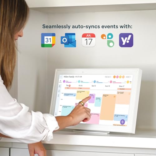 15-inch Wall Planner Digital Calendar Smart Touchscreen Interactive Display I40616
