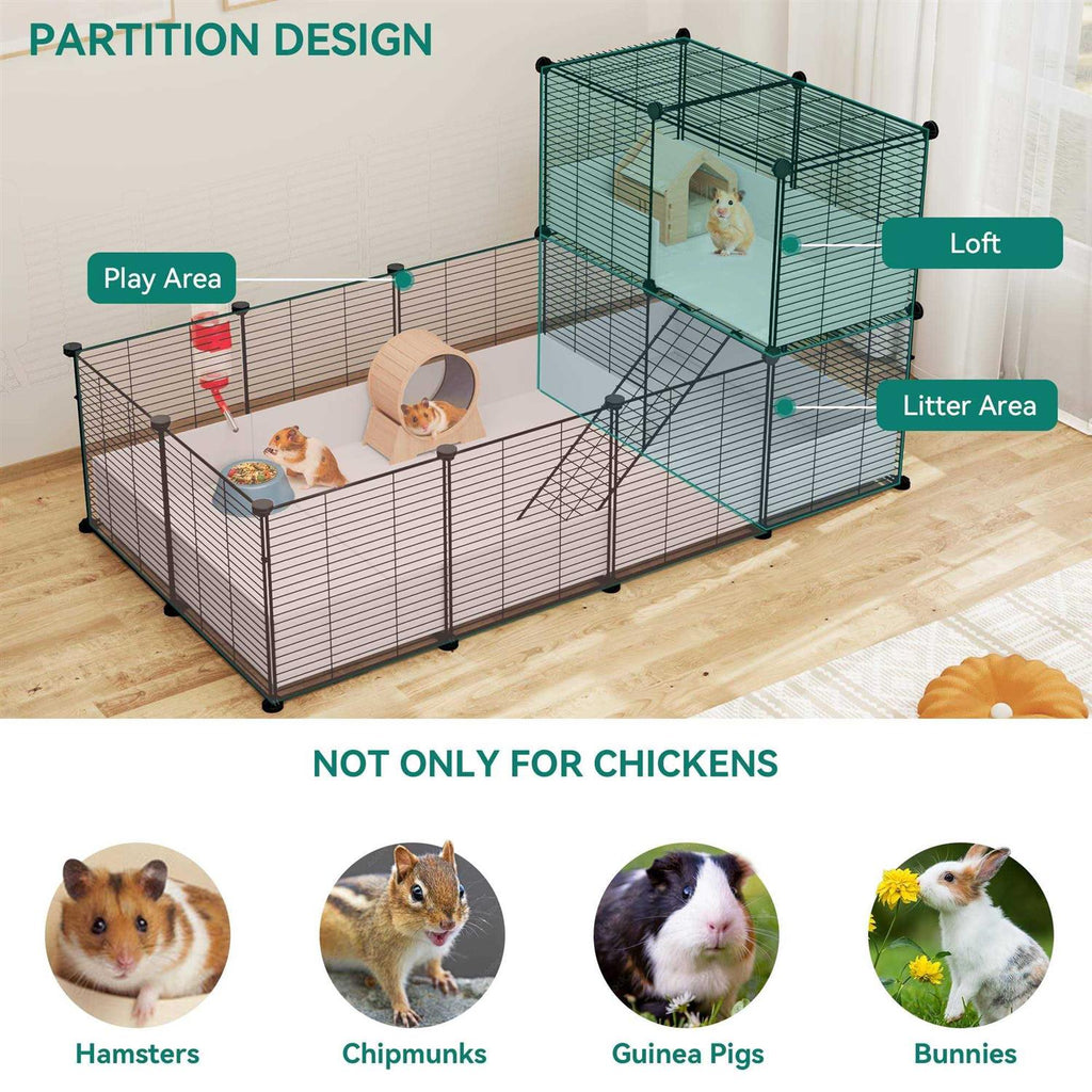 Guinea Pig Cage with Waterproof Plastic Liner L577