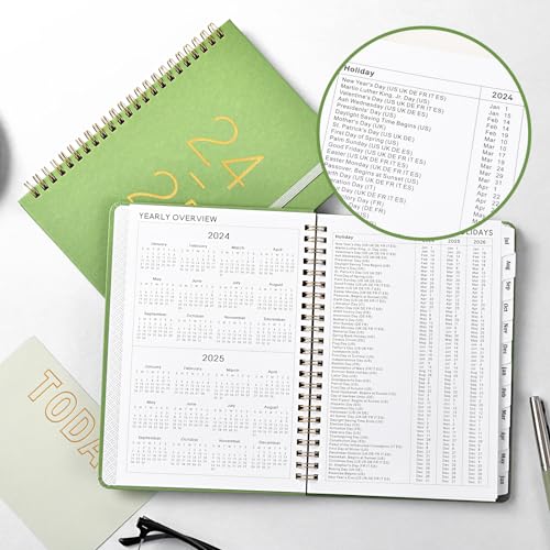 Weekly Monthly Planner 6.4" x 8.5" with Twin-Wire Binding A2487