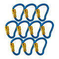 Triple Lock Ergonomic Carabiner 10-Pack H1387