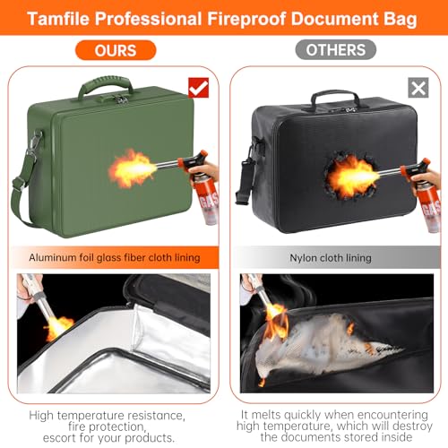 Fireproof Document Bag with Lock S63958