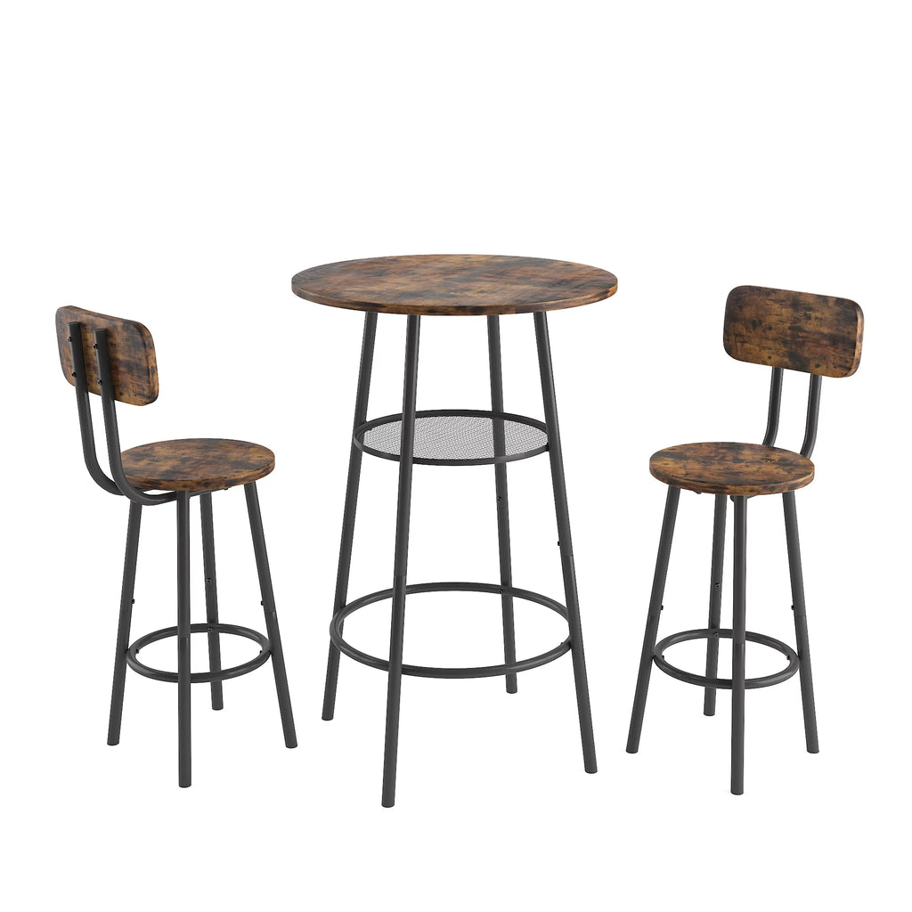 Bar Table with 2 Bar Stools G7166