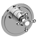 Polished Chrome Thermostatic Valve Trim with Cross Handle B956976
