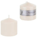 3 x 3 Domed Top Unscented Pillar Candle in Shrink Wrap Ivory Case Pack 48 F437318
