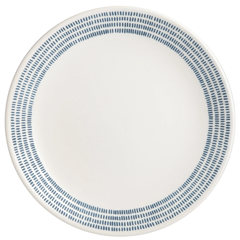16-Piece White Stoneware Dinnerware Set I9871