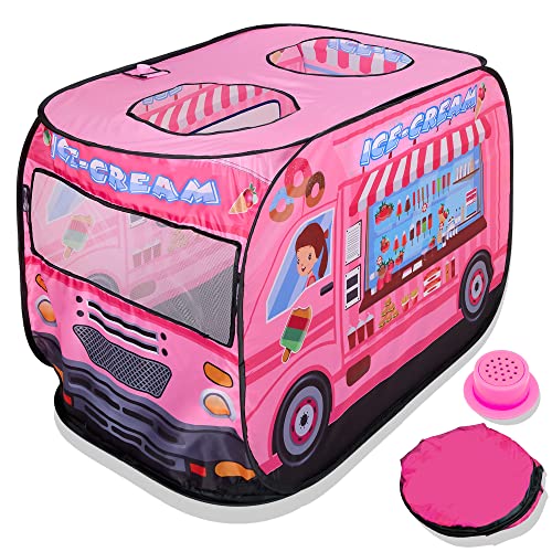 Pop-Up Play Tent with Front Stage and Carry Bag Q1485