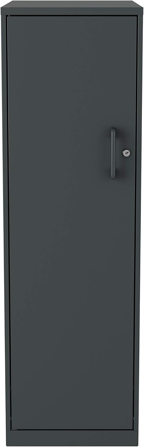 Charcoal 4 Shelf Personal Cabinet N7214
