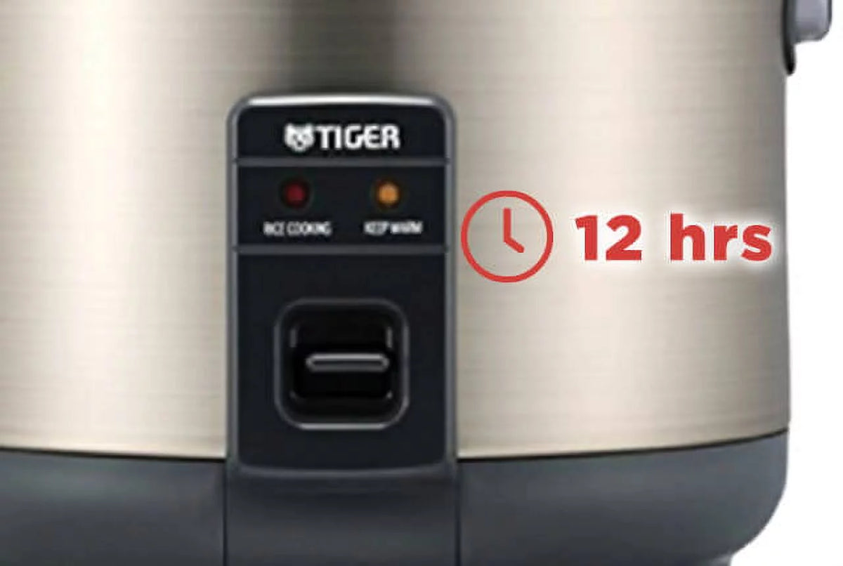 5.5-Cup Stainless Steel Gray Rice Cooker and Warmer S55129