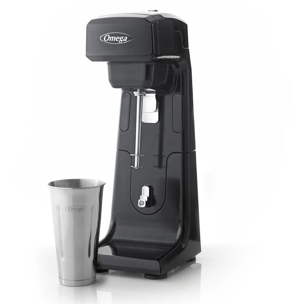Black Single Spindle Milkshake Maker with 28oz Stainless Steel Cup R8087