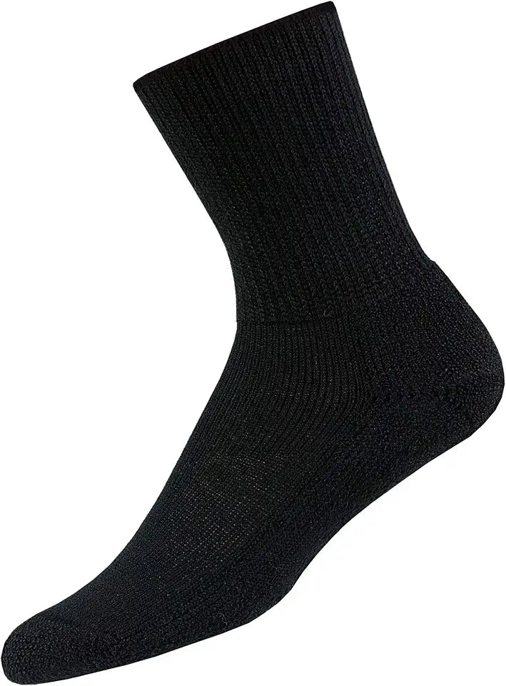 Men's Moderate Cushion Crew Diabetic Socks Y826