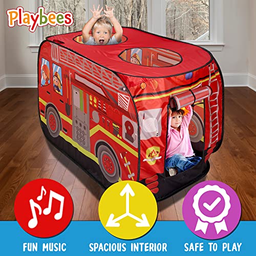Pop-Up Play Tent with Front Stage and Carry Bag Q1485