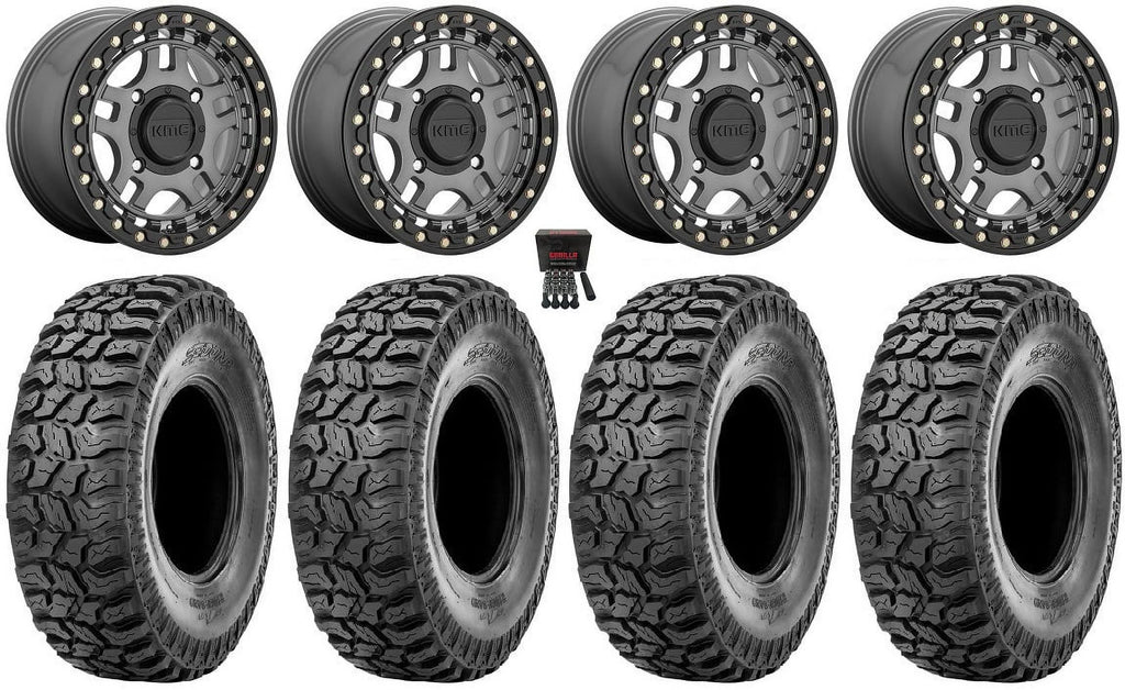 14" Gun Metal Wheels and 30" Tires O814