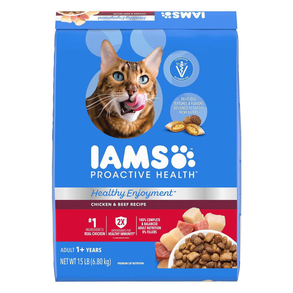 Chicken & Beef Dry Cat Food I80503