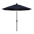 Bronze/Pacifica/Navy Blue Aluminum Market Umbrella A755